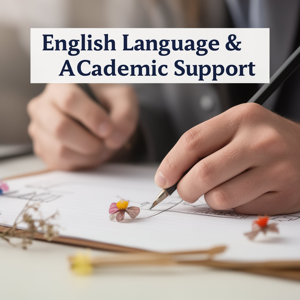 Mr. English students engaged in professional English conversation and academic writing training